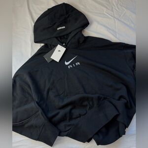 NEW Nike Air Fleece Hoodie Black size L